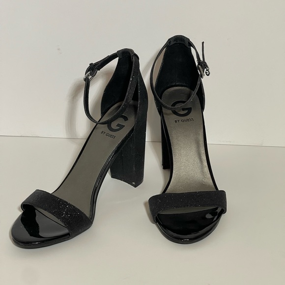 Guess Sparkle Block Heel Sandal size 8.5. - Picture 1 of 5